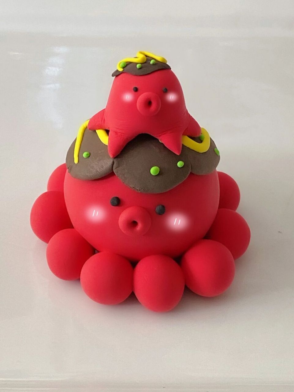 [打call]吃了好多章鱼嘻嘻 #超轻粘土# #粘土教程# #粘土手工# #教程