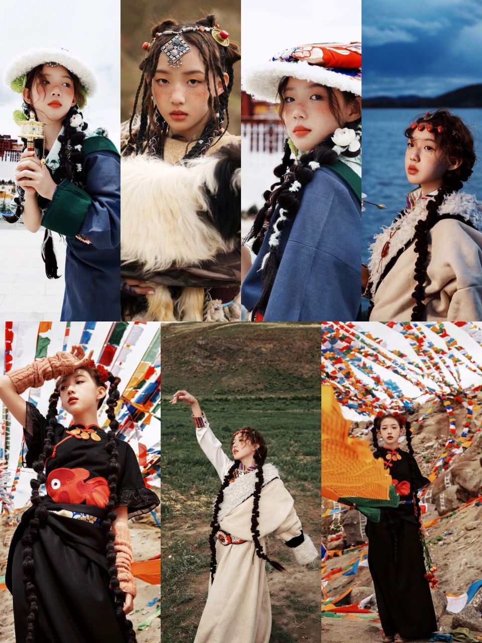 千万网红林钰珊同款写真/你心动了吗 来西藏跨年吗