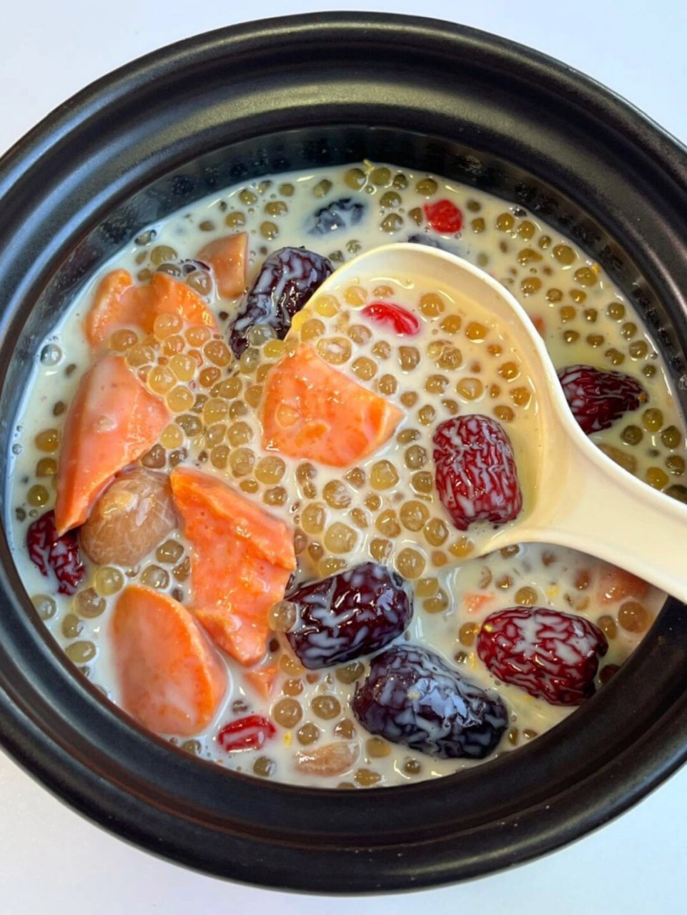 这个奶香红薯西米露好喝到破防了! 奶香奶香的!q弹又糯叽叽的!