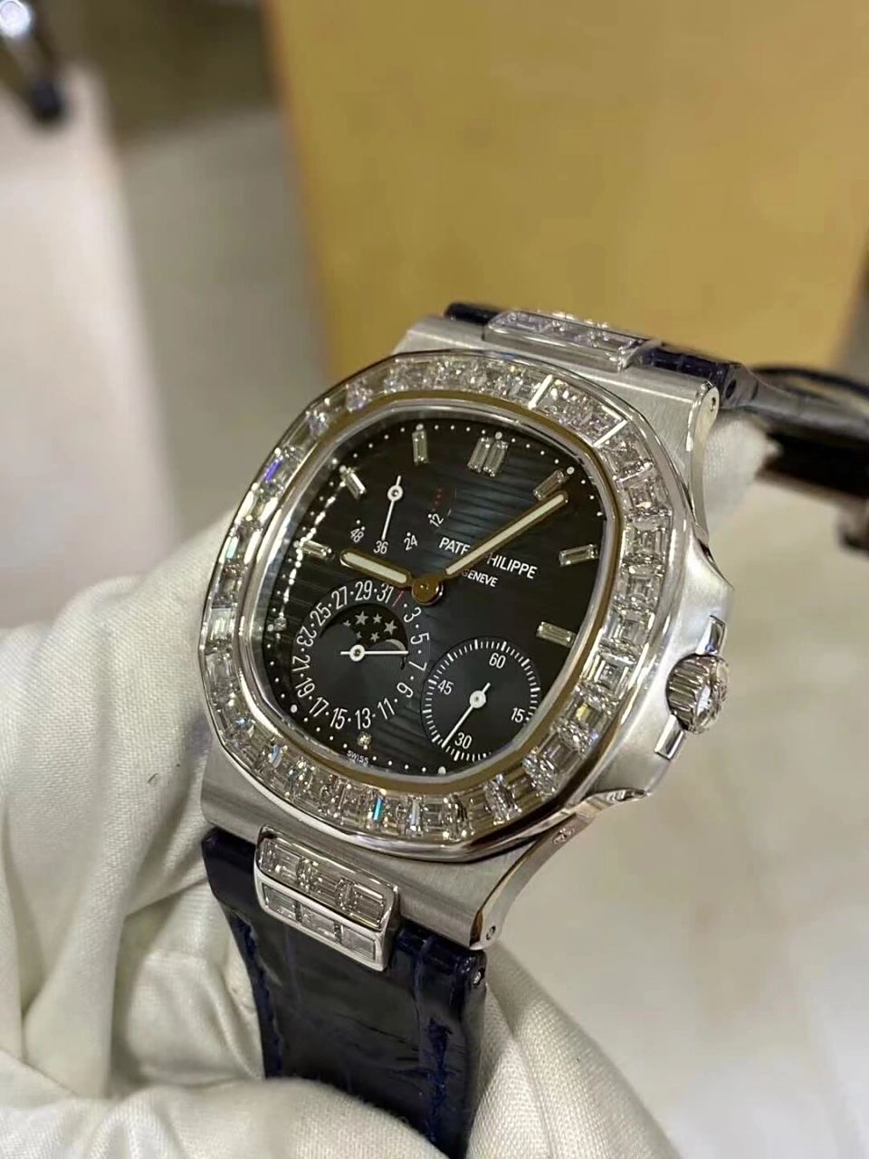 奢华大气96百达翡丽5724g男士腕表 百达翡丽运动优雅系列5724g-001