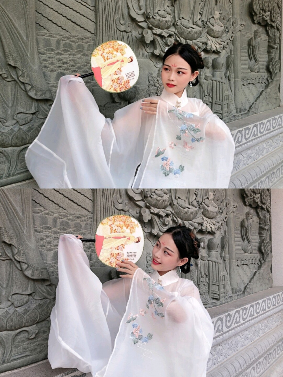 汉服:【化蝶】本来以为这个太淑女的不适合我,没想到这么好看.