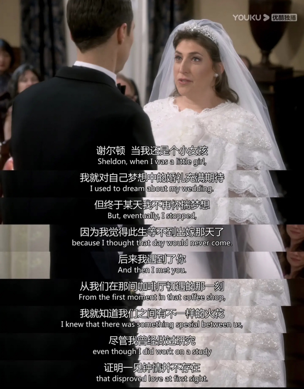 《生活大爆炸》谢耳朵和艾米的婚礼致辞96 志同道合,心意相通真是再