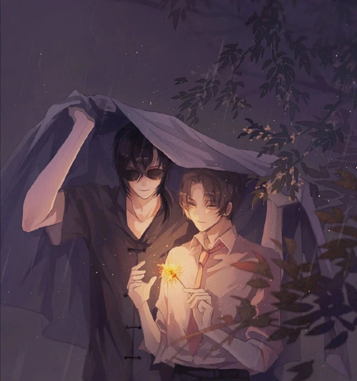 黑瞎子和解雨臣 "小九爷,如果有一天,我折在斗里了,你能为我唱一出戏