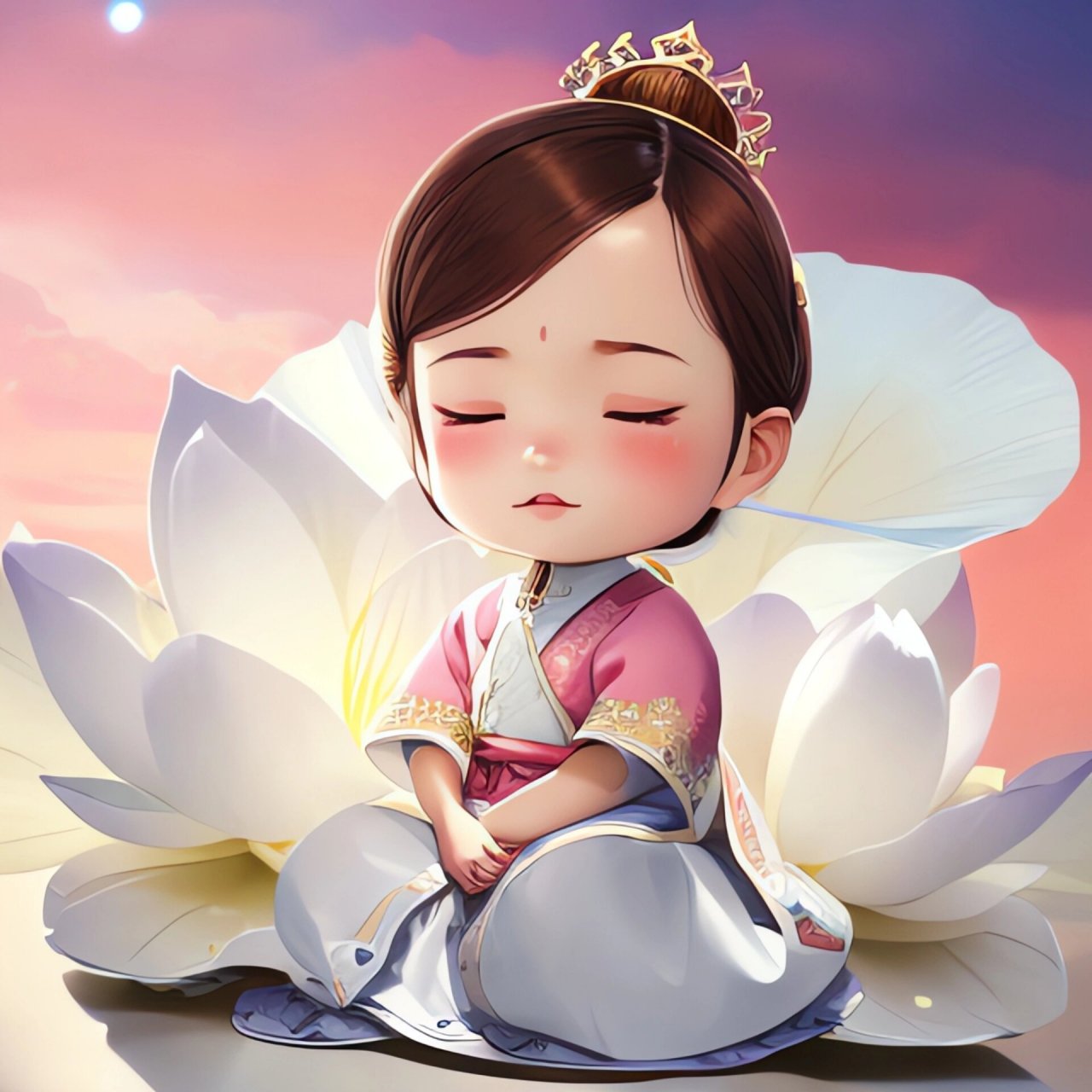每一张的很美,静心打坐,祈祷余生健康平安 看着她就感觉好安静,安安