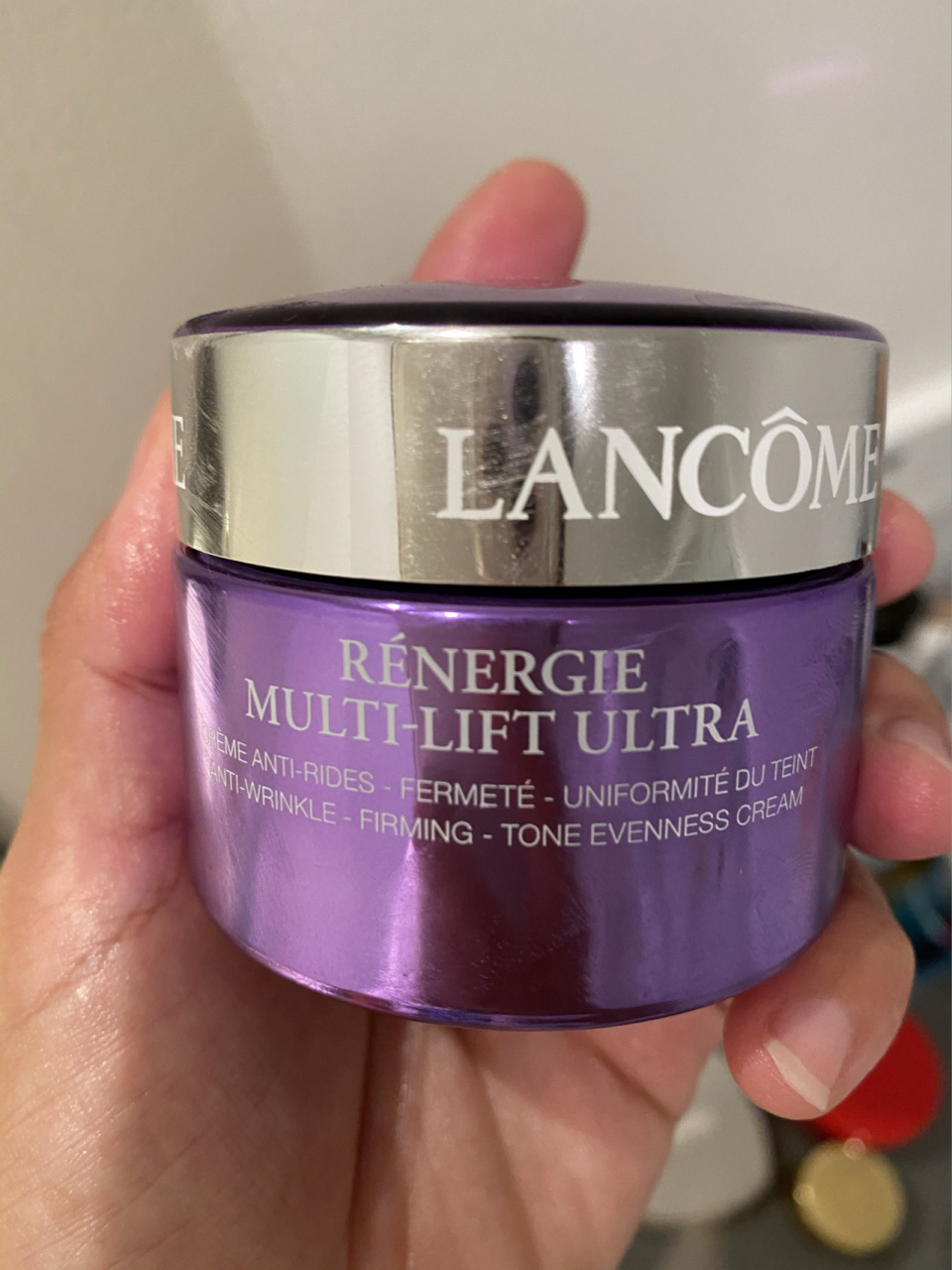 兰蔻紫色面霜立体塑颜紧致面霜 兰蔻塑颜紧致全能修复面霜50ml 兰蔻这