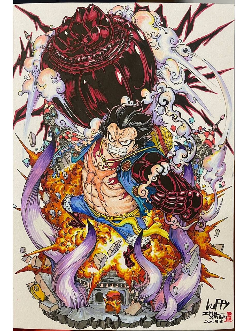 海贼王四档路飞,继续为手办梦想前进.