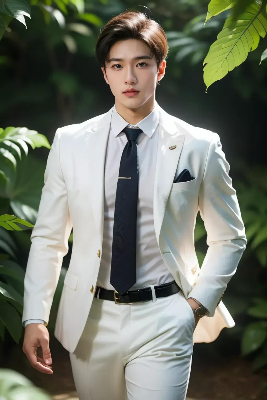 西装革履,尽显绅士风度.