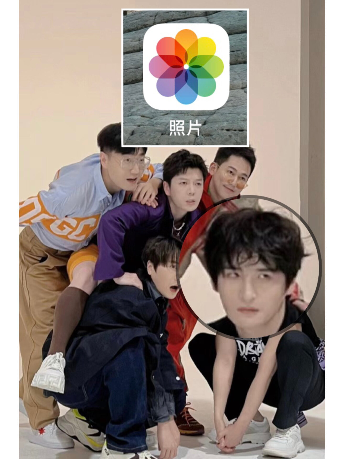 iphone照片实现放大镜效果