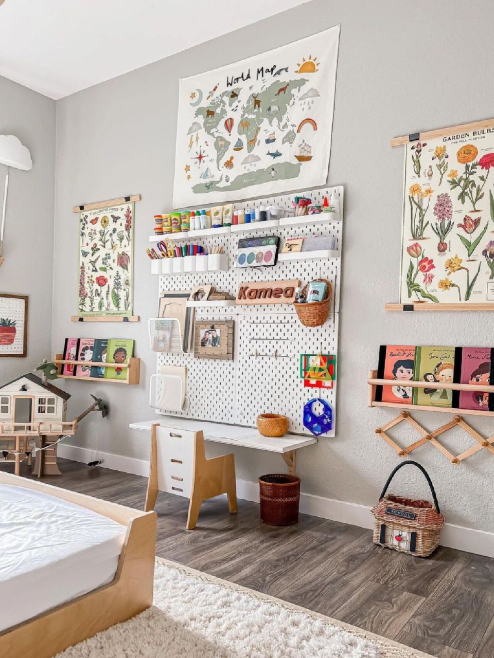 96蒙特梭利儿童房布置|宜家单品 实用平价 非常喜欢的蒙氏育儿博主