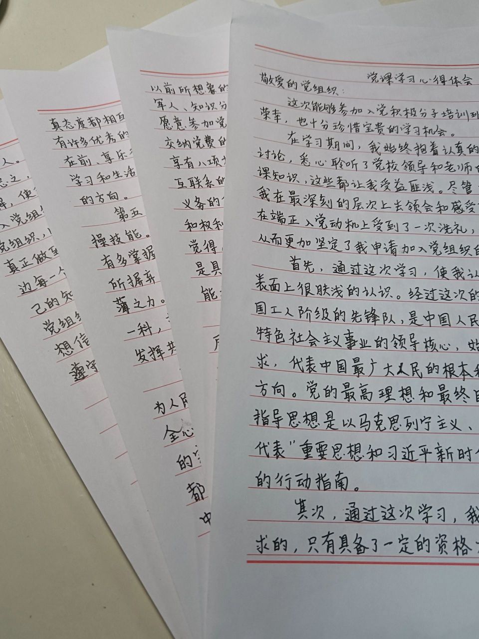 入党积极分子心得体会/党课培训心得2000字 含泪写完2000字,写到手废