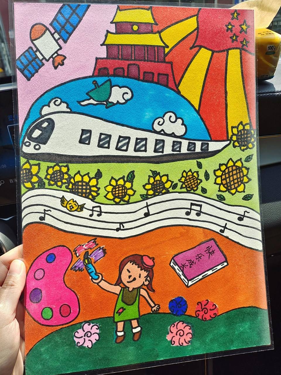 10岁成长礼儿童画