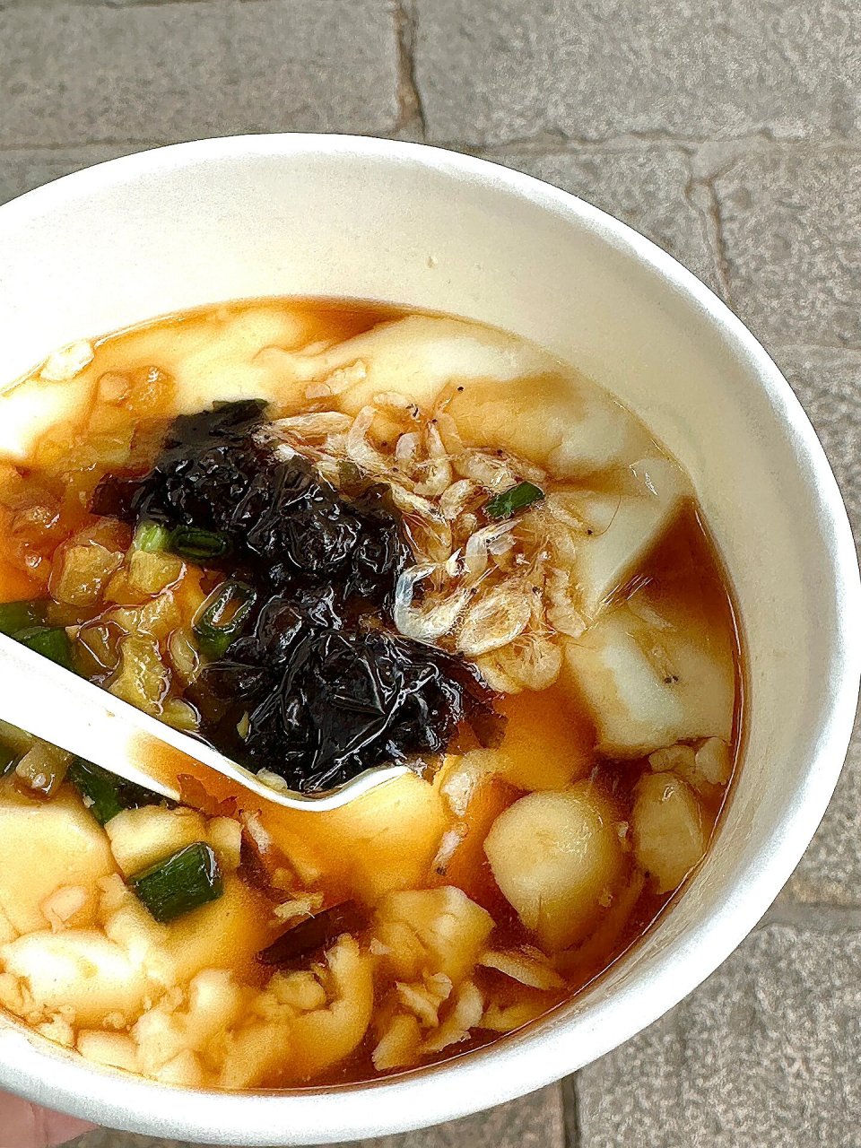 无锡惠山古镇里吃一次就爱上91的豆腐花 是咸口的豆腐花!超级鲜!