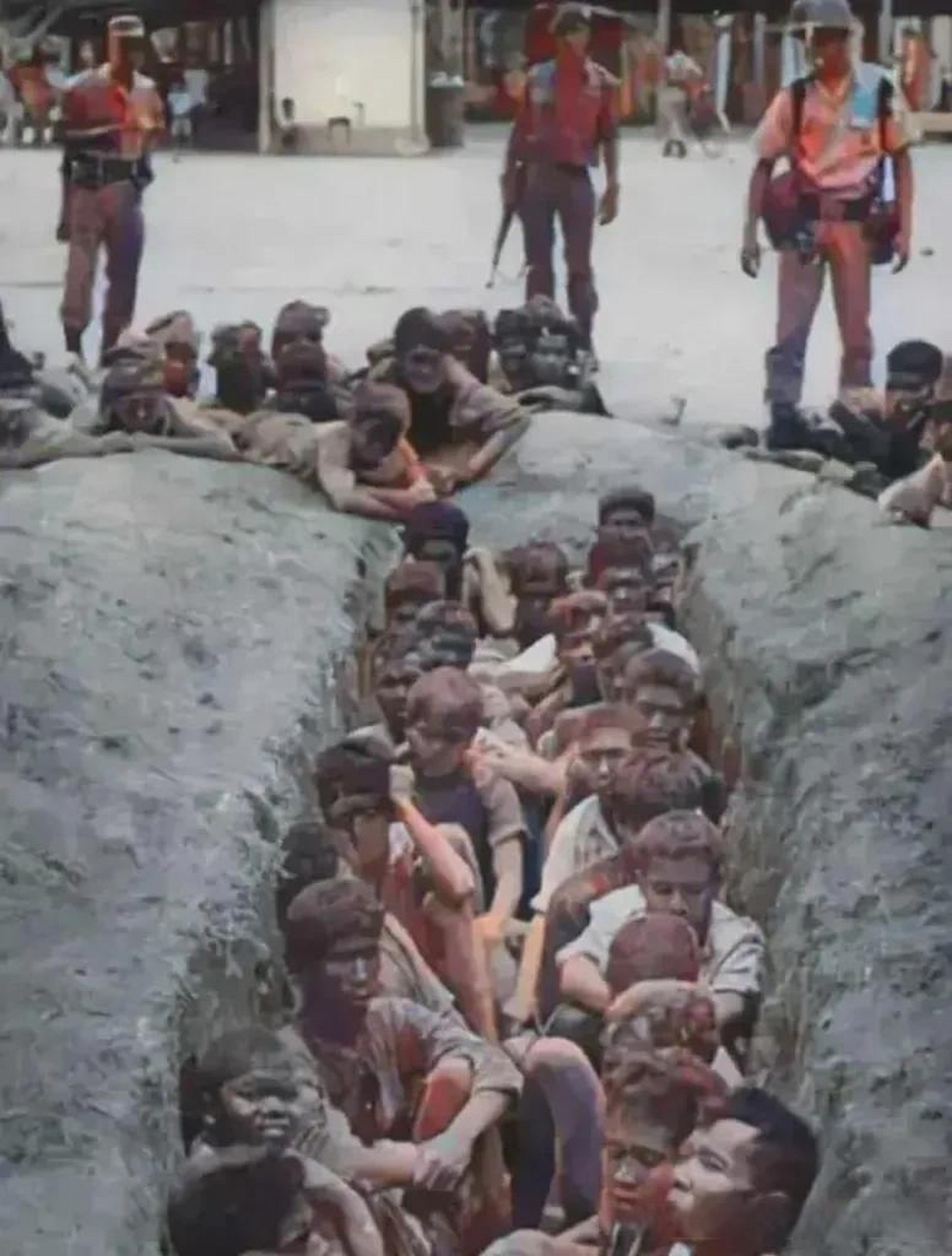 对华人的屠杀的残暴行为,在上世纪60年代,印尼对华人展