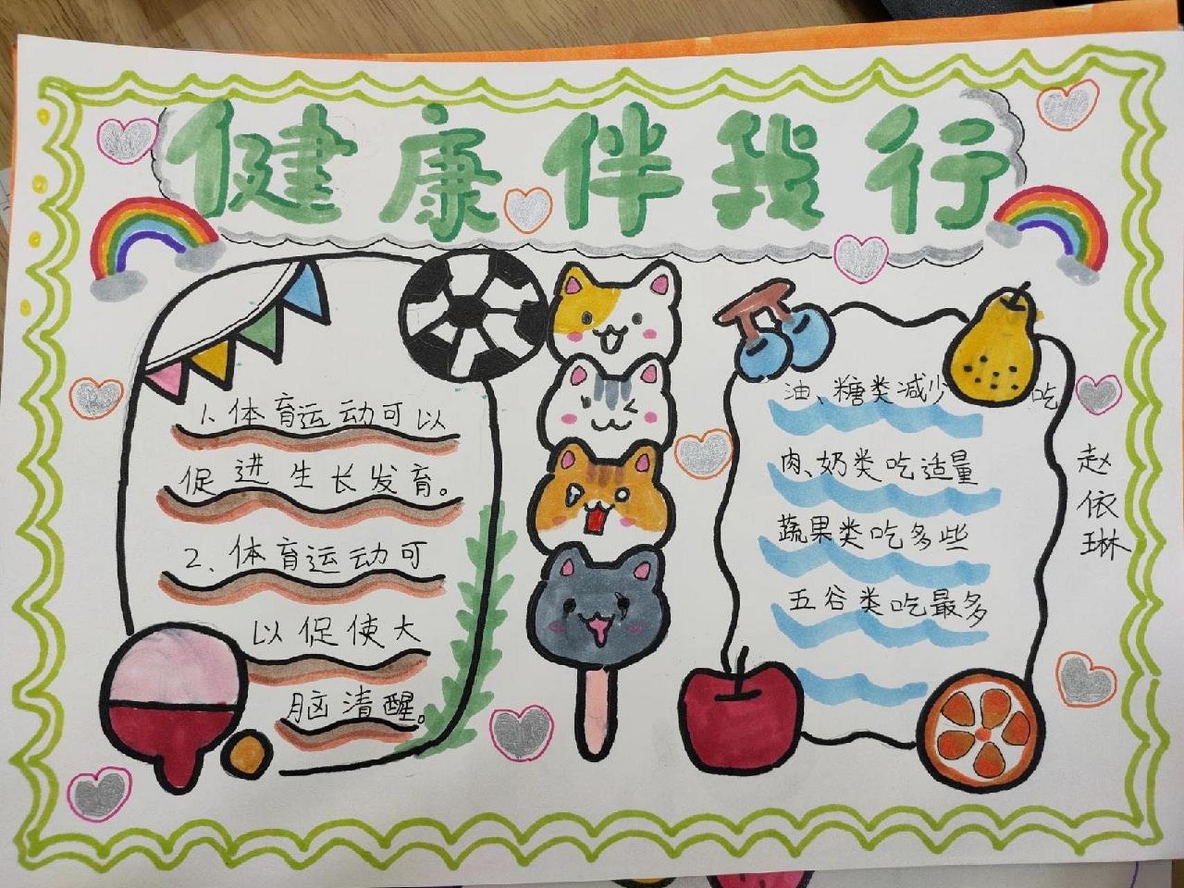 520中国学生营养日手抄报 520中国学生营养日手抄报