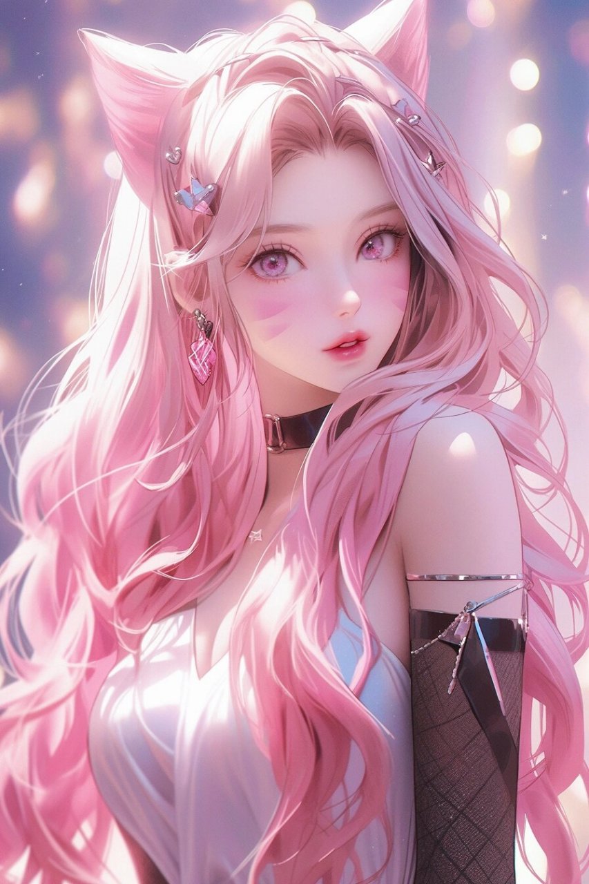 甜心壁纸8215女团kda阿狸美少女赛博动漫头像