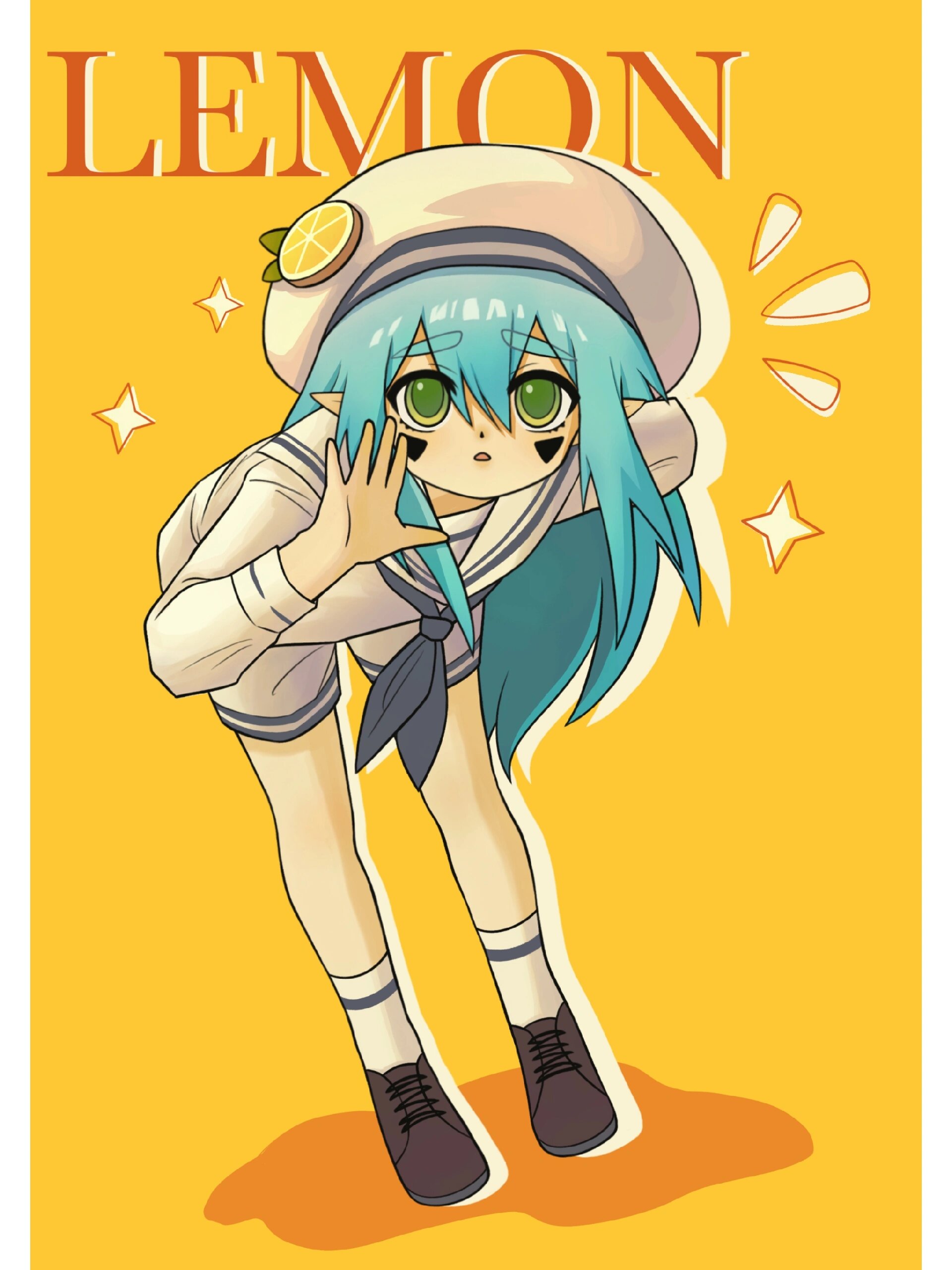 代的安莉洁,小柠檬太可爱了画的超开心