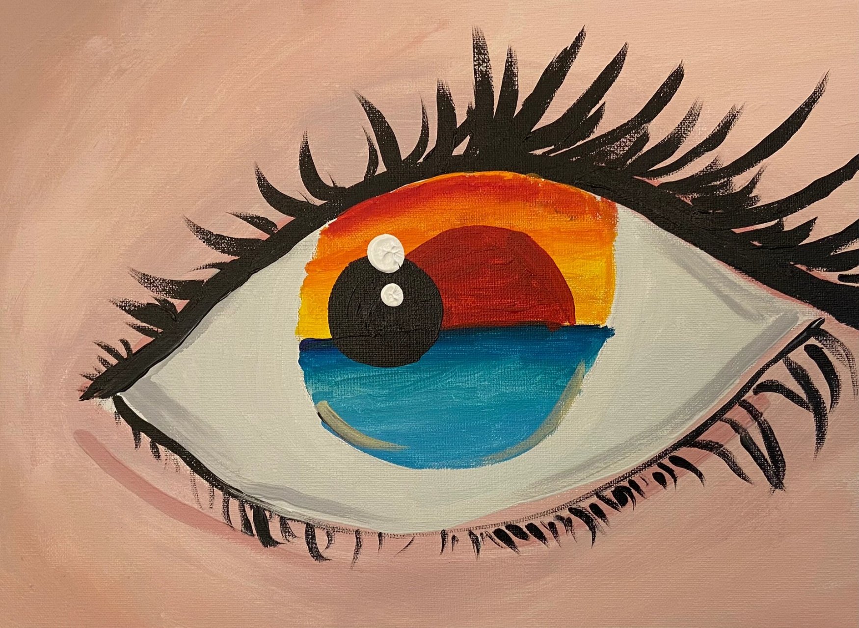 《眼中的世界》儿童绘画 心灵之窗