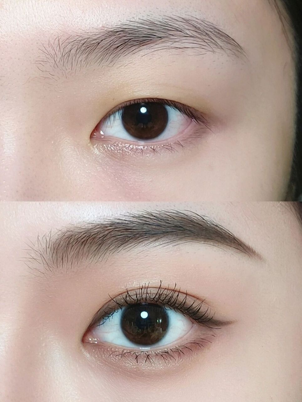 单眼皮变双|白开水眼妆来了~ 1 贴上自然开扇形双眼皮,放大眼睛 2 用