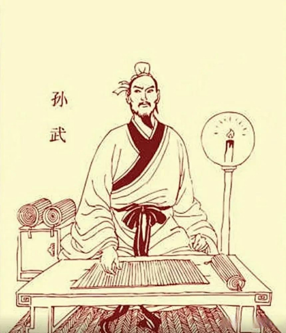 孙武 据记载孙武的祖上原本姓田,是齐国的望族,因孙