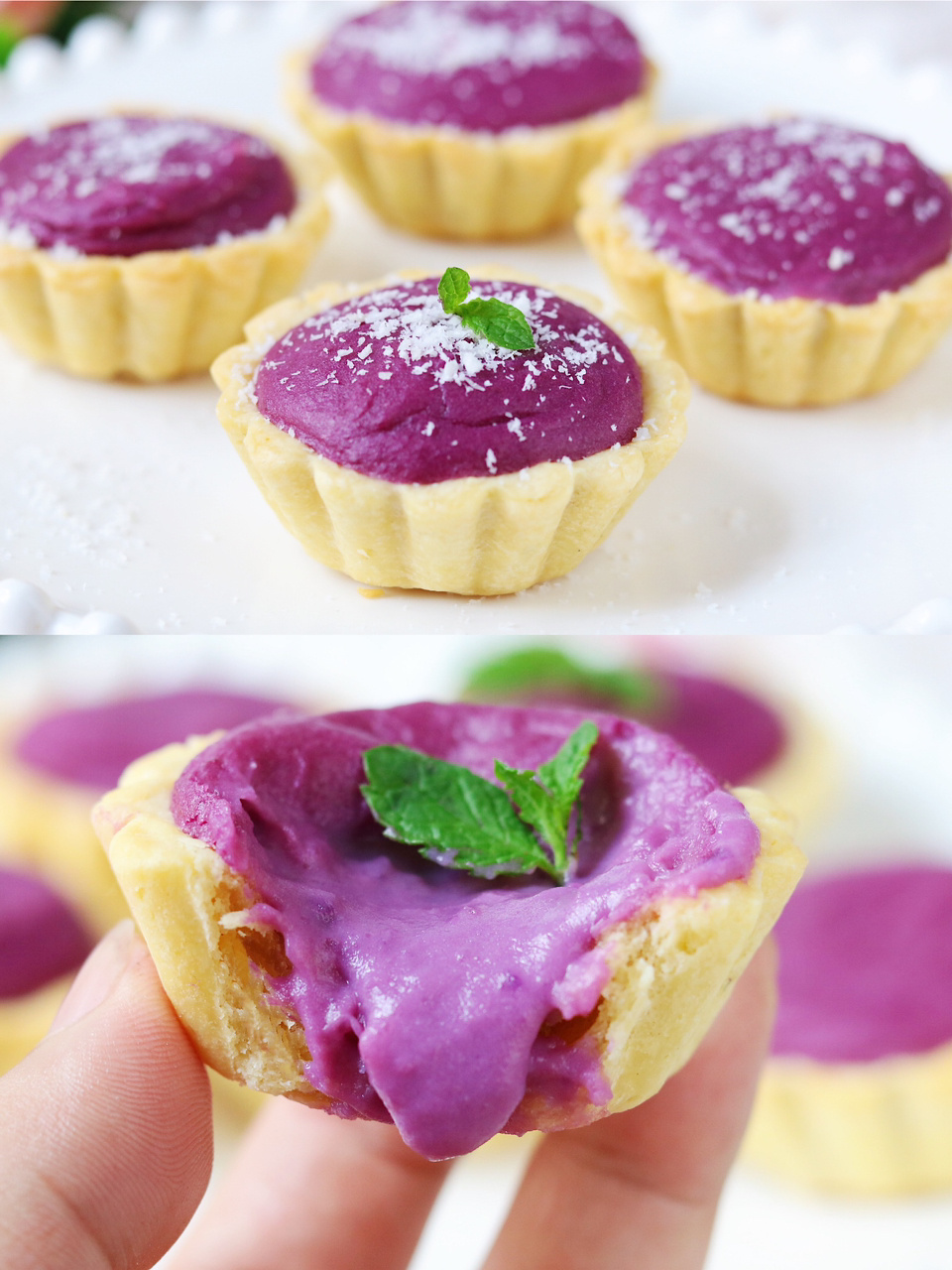 迄今为止吃过最好吃的流心紫薯挞,秒杀一切蛋挞!