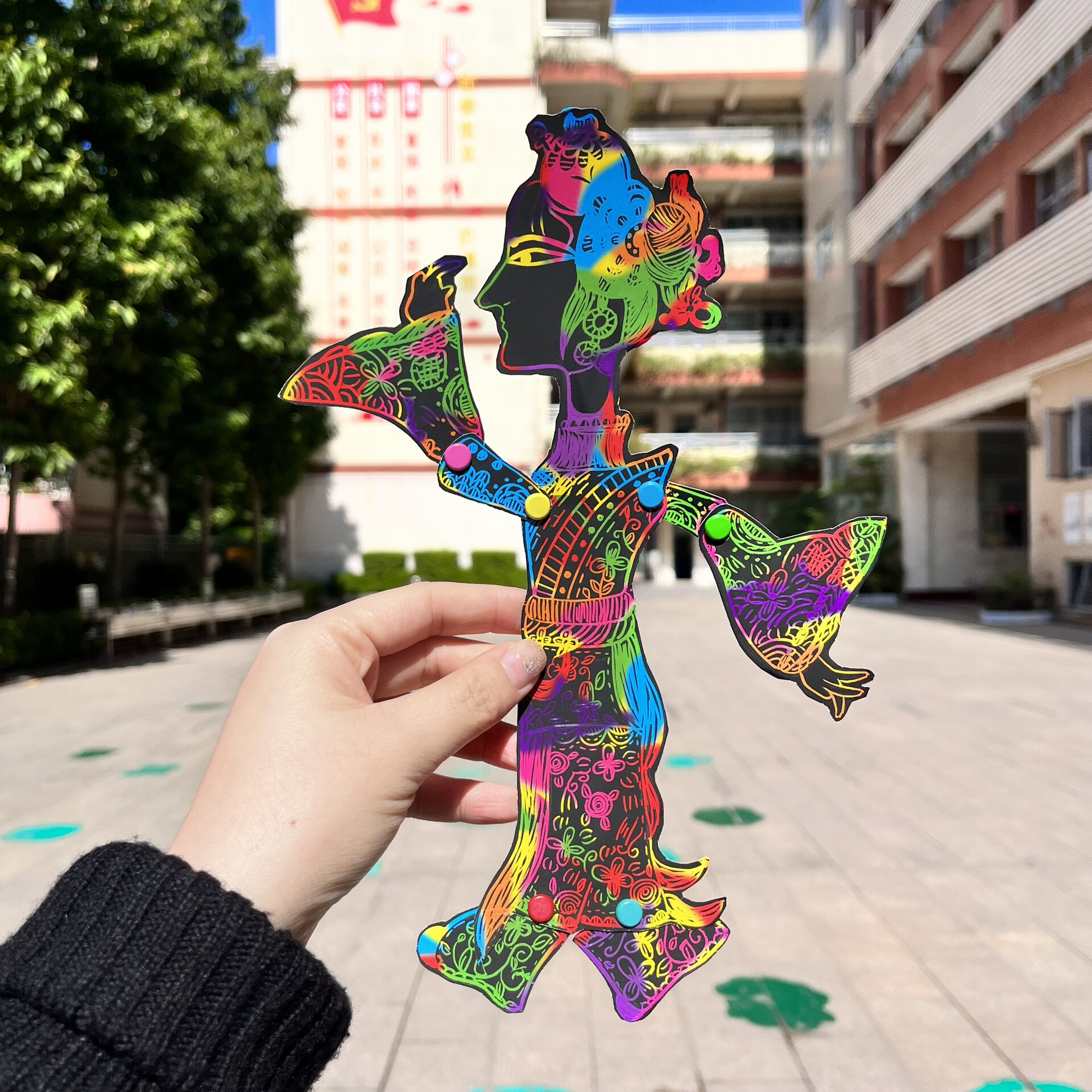 🎭皮影3～动手做皮影的第二节课