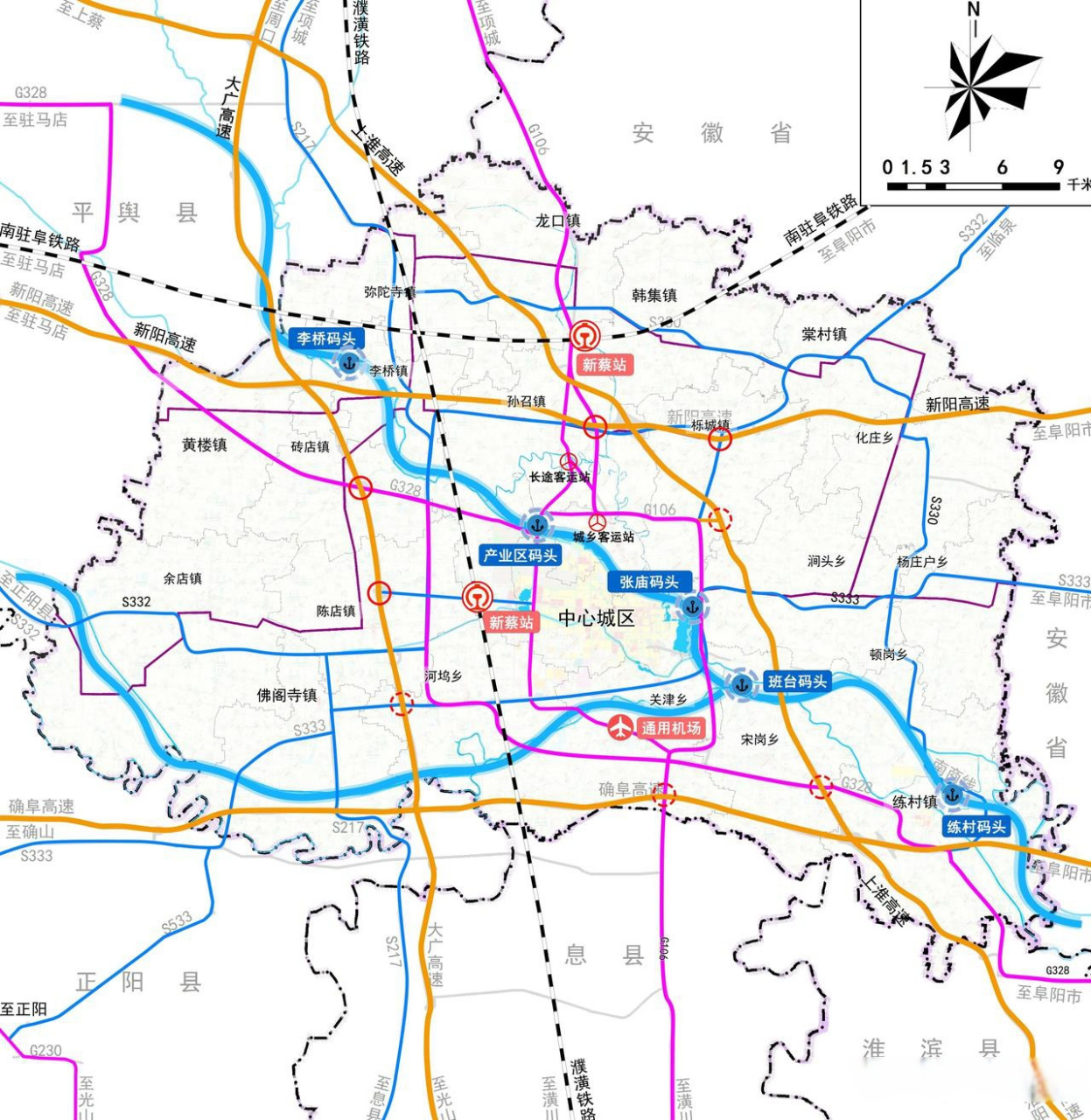 濮潢铁路最新线路图图片