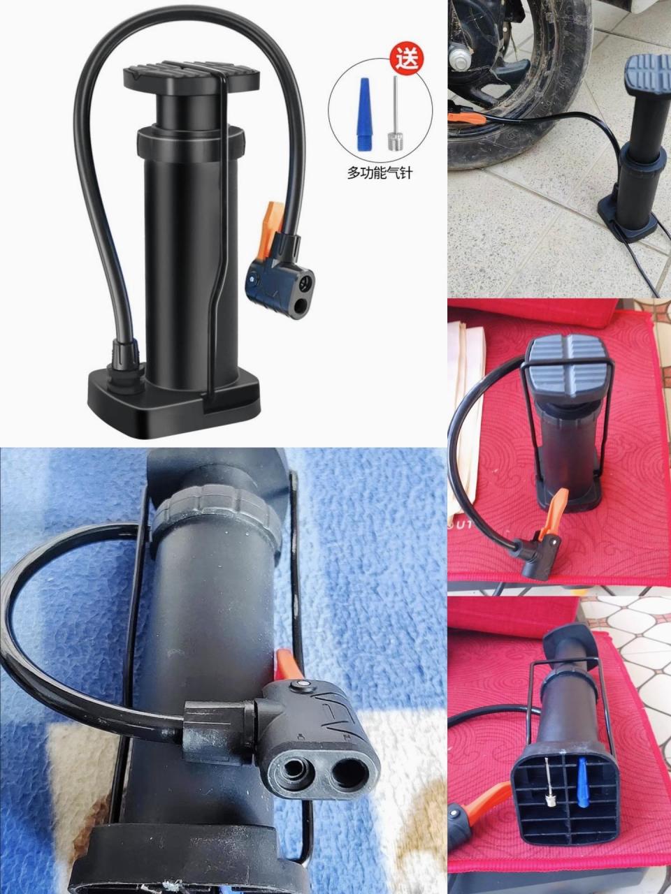 汽车高压打气筒,适合各种车型,携带方便,再也不用担心车子没气了