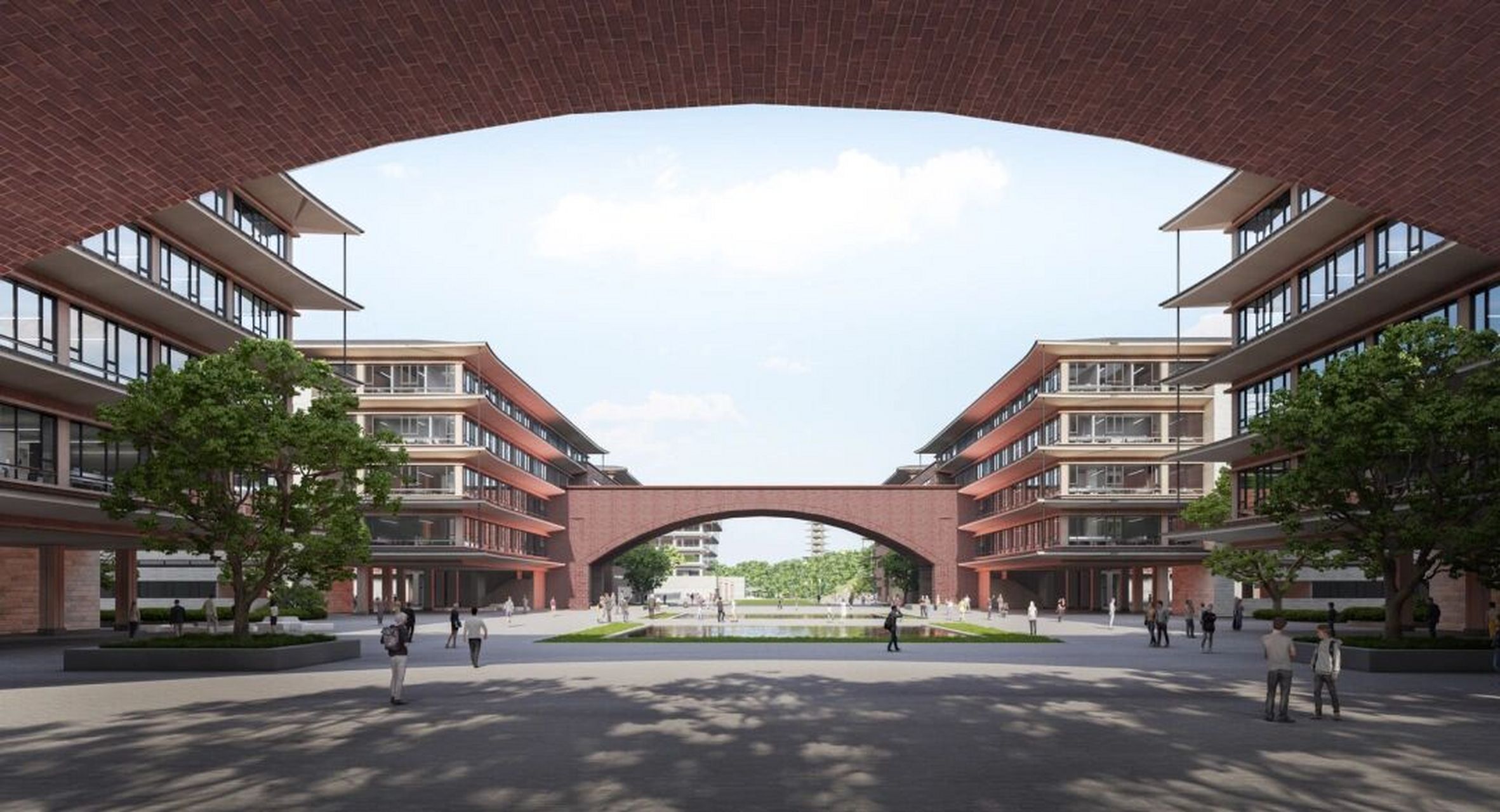 【亚洲最美山地大学】湖州学院效果图 96湖州学院新校区正在如火如