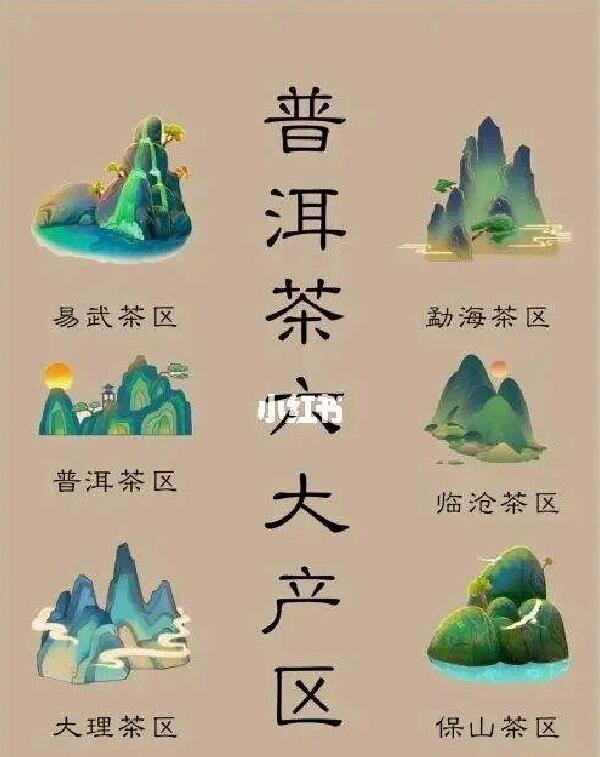 普洱茶地图 产地图片