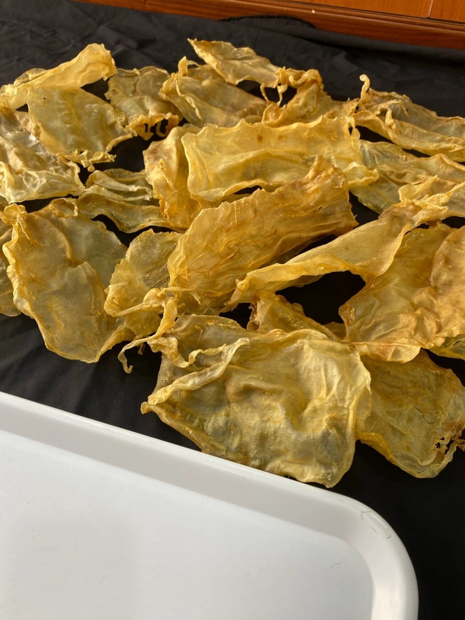 正宗北海金钱,不是北海大耳哦 北海金钱鳘鱼胶,两条长须,柔肉肉质,足