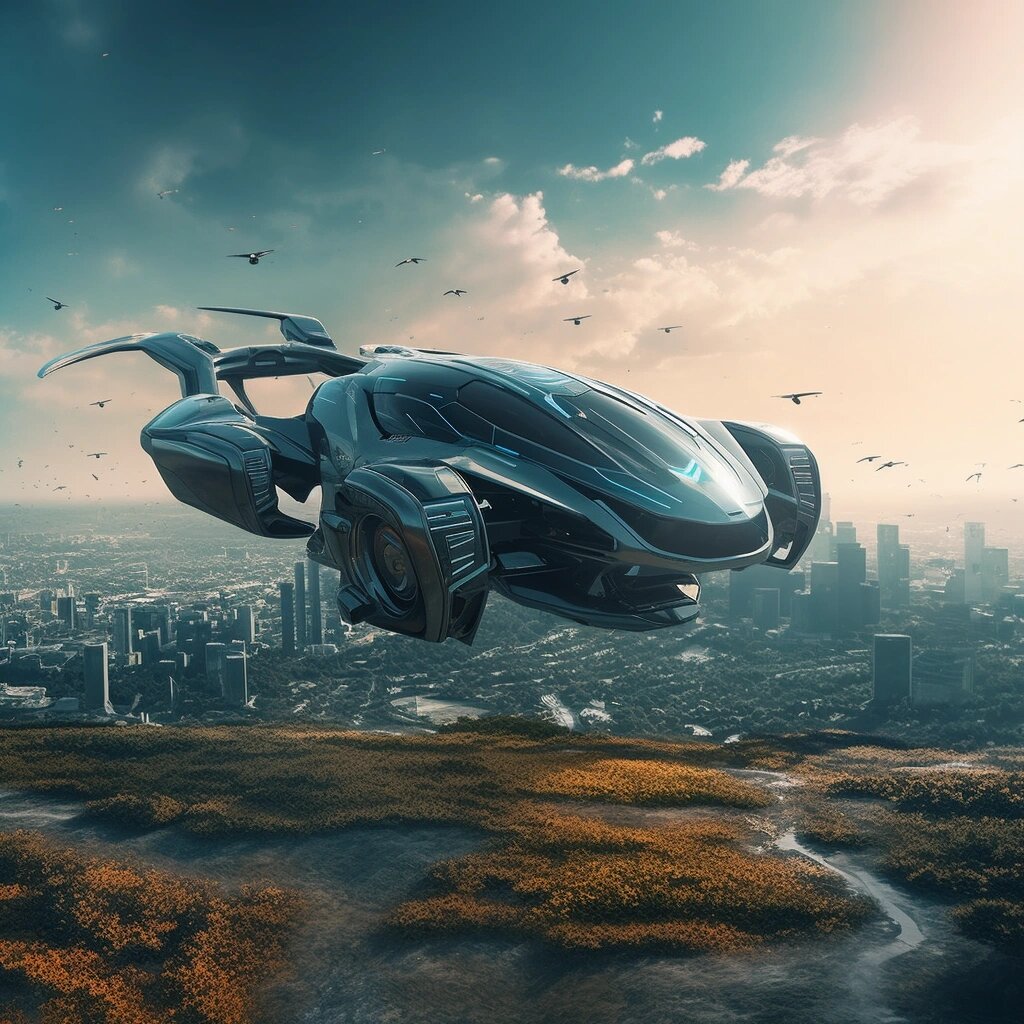 ai汽车|首个未来世界飞行汽车诞生 未来世界的飞行汽车,上海车展看到