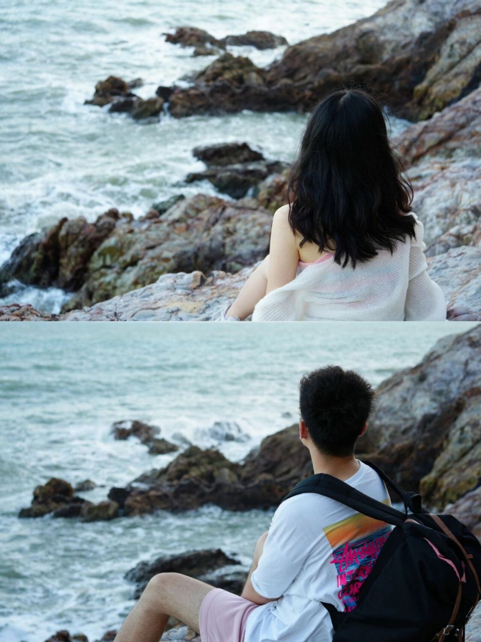 头像丨吹到的海风分你一半 本次旅行解锁了新的创新点——背影情头