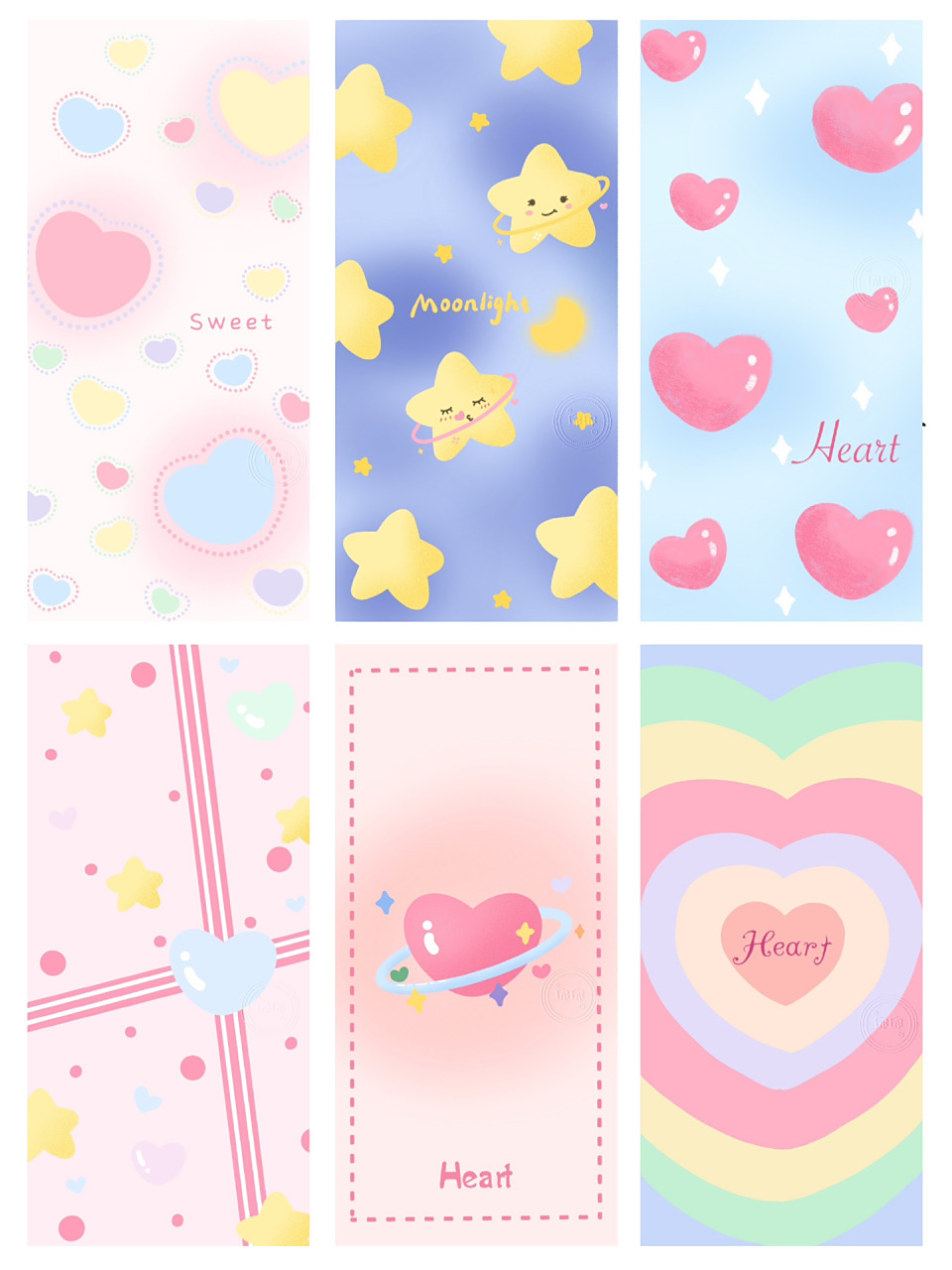 第93期丨原创ins风马卡龙色系可爱壁纸