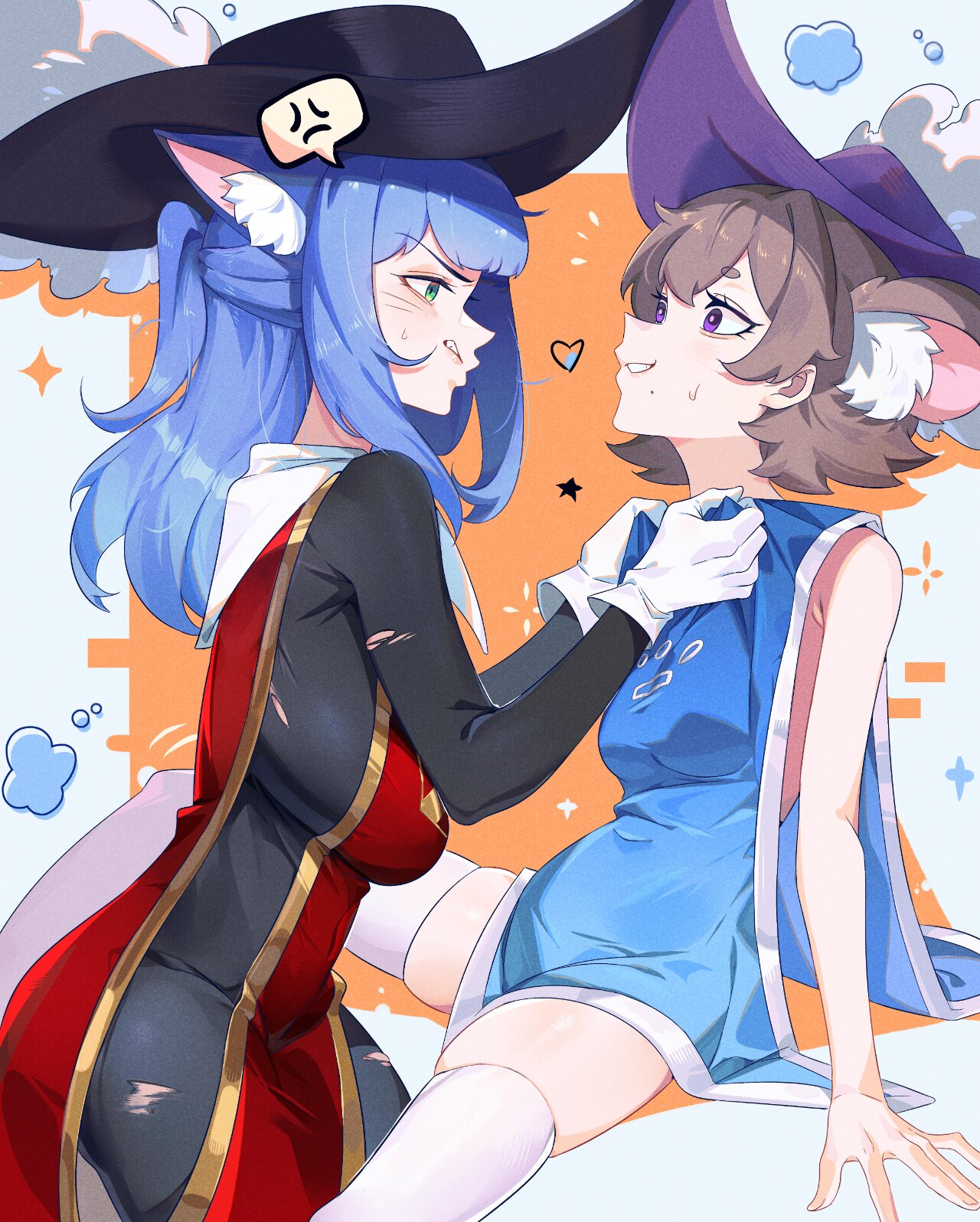 画了个汤姆和杰瑞的拟人