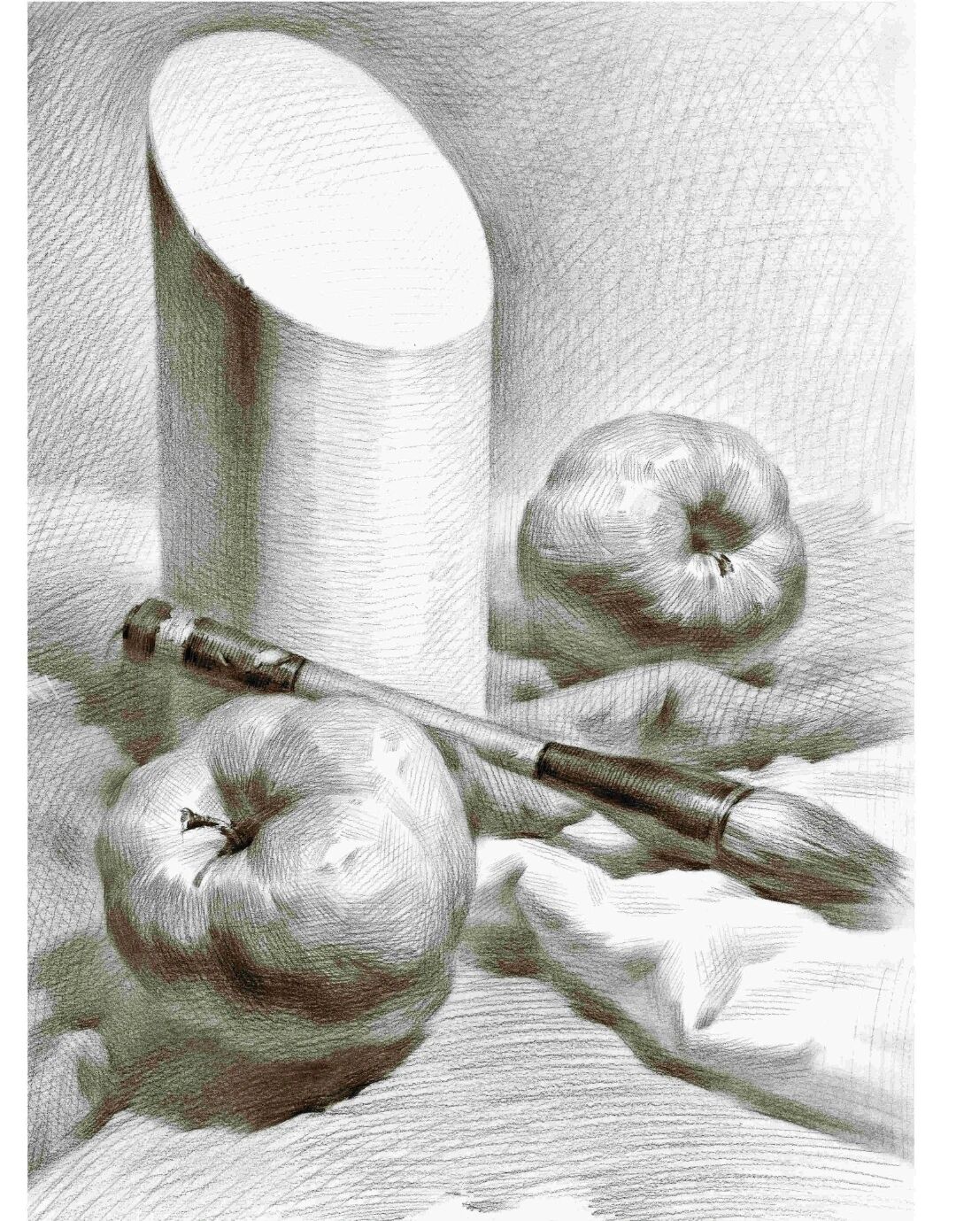 每日素描干货分享一几何体 静物结构与明暗 每日素描干货分享,几何体