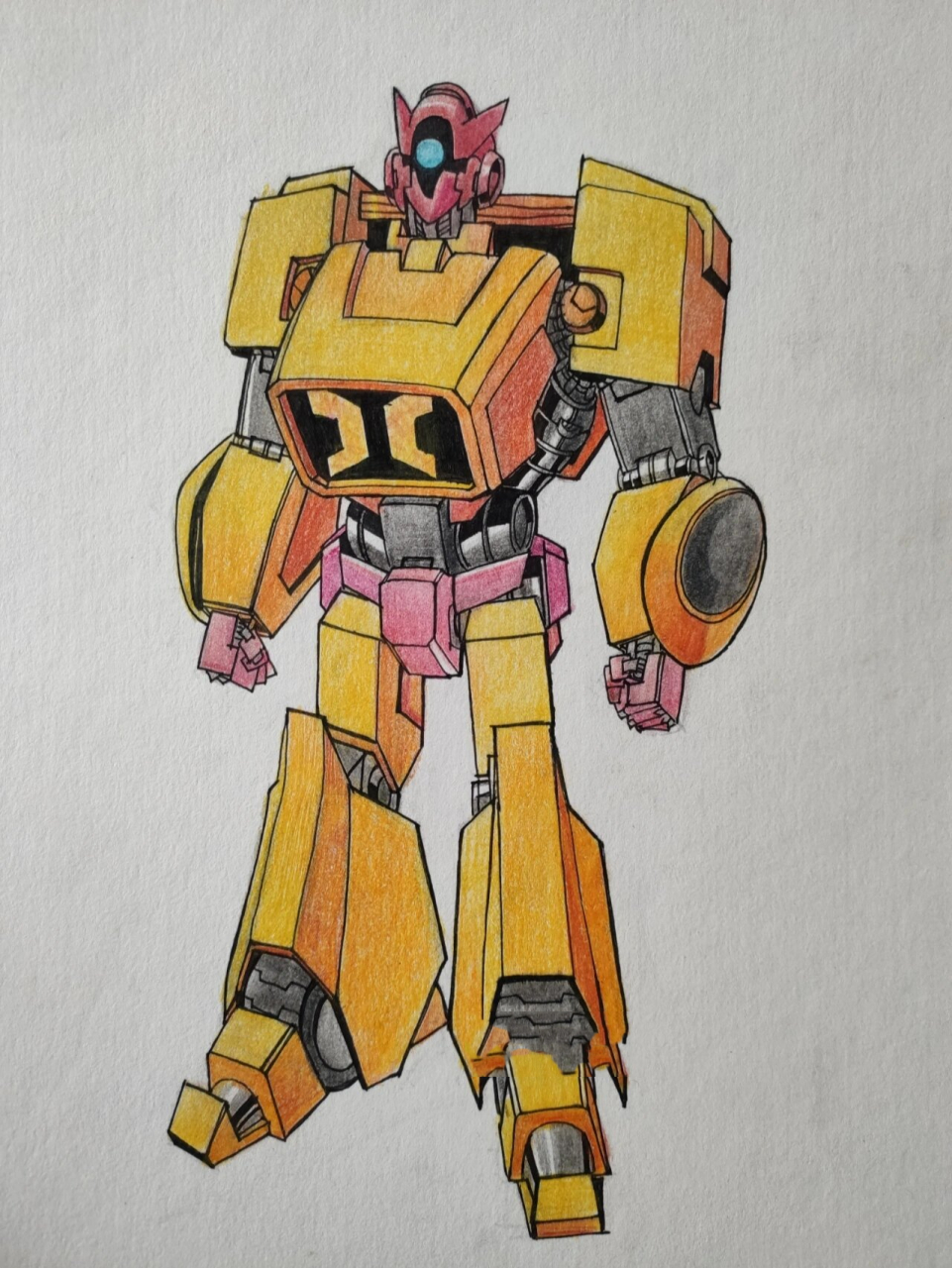 变形金刚 | 霸天虎 | 原始兽 刘洋的霸天虎/原始兽彩铅机设图鉴 人物
