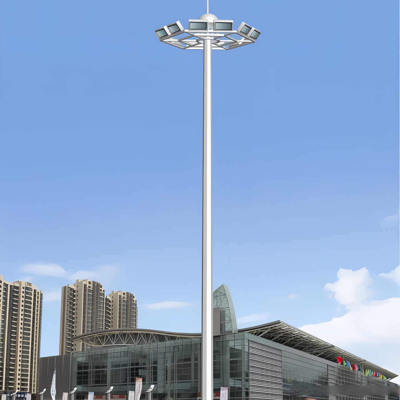 高杆灯效果展示#高杆灯样式#20米高杆灯#25米高杆灯#高杆灯生产厂家