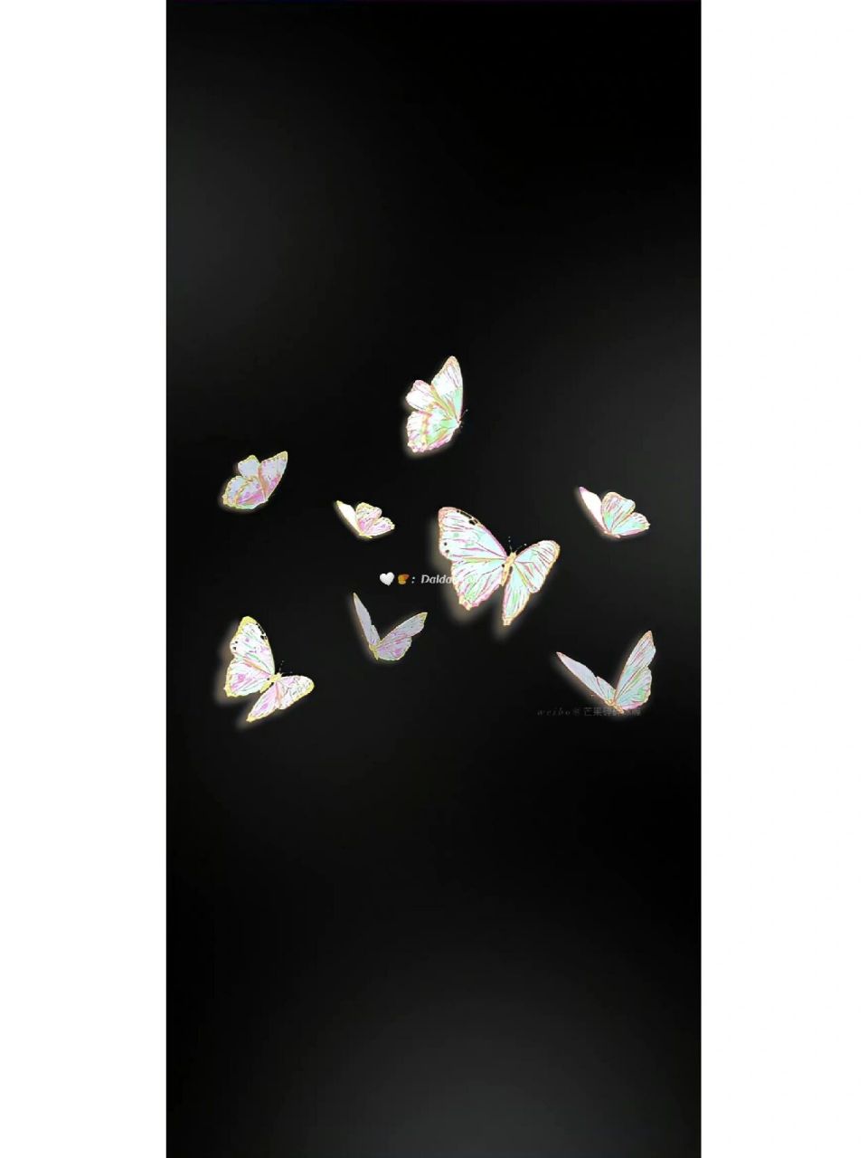 高清壁纸 手机壁纸 壁纸 黑色系蝴蝶手机壁纸来啦 暗色风格喜欢不