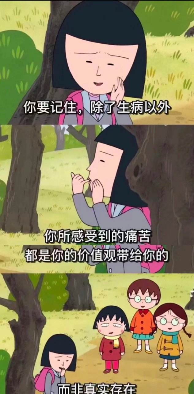 除生病以外,我所感受到的痛苦都是价值观带来的