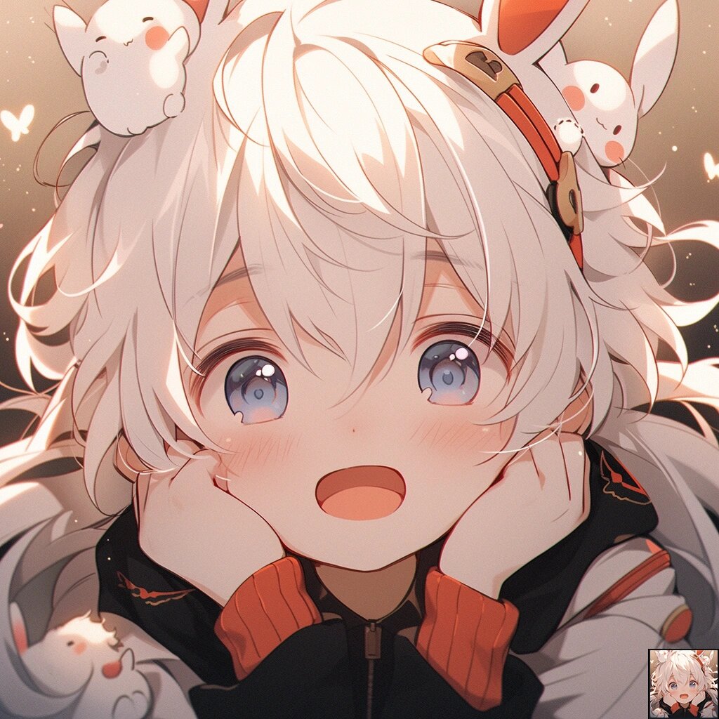 可爱加倍|乖巧小女生动漫头像