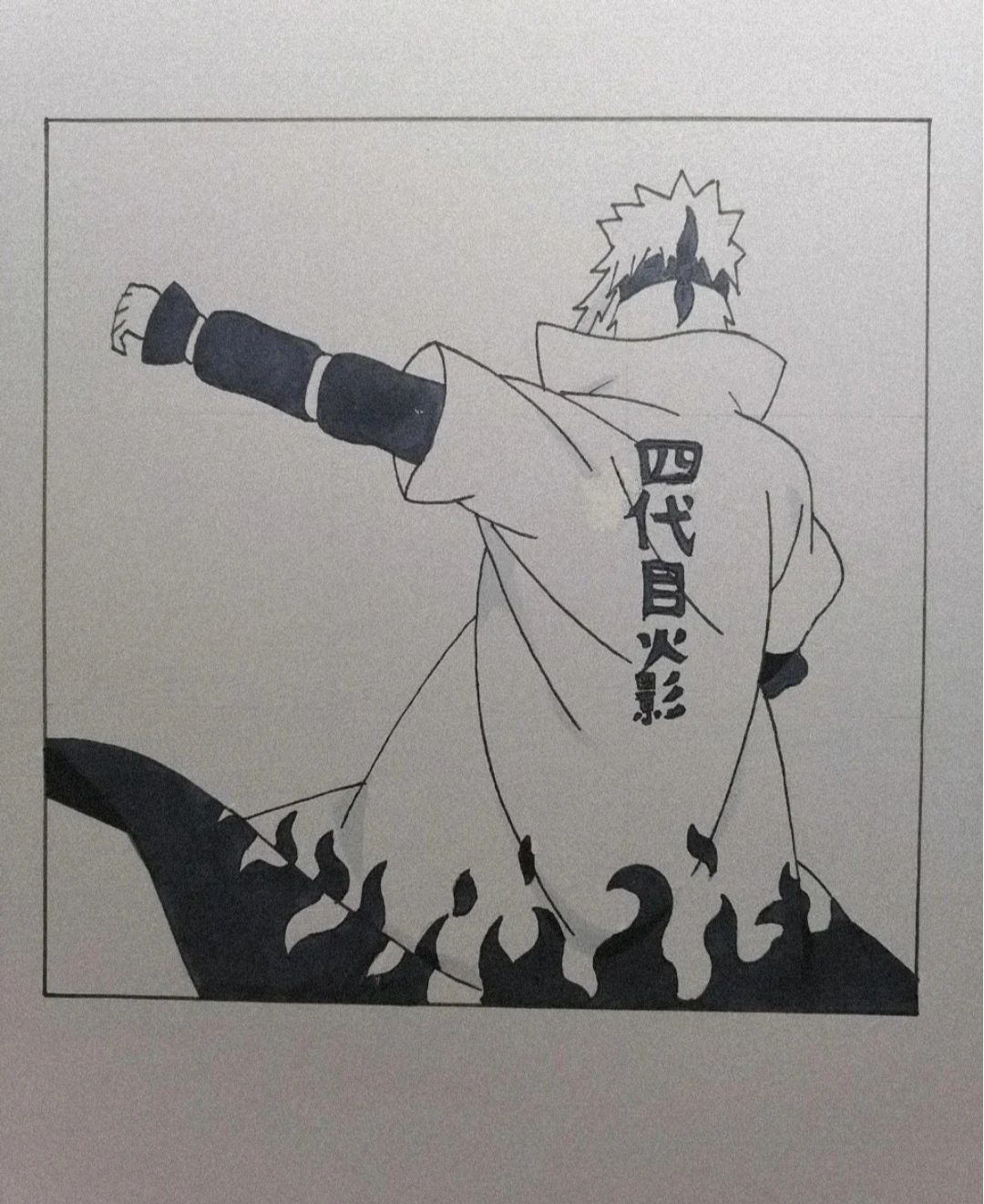 火影忍者波风水门绘画教程