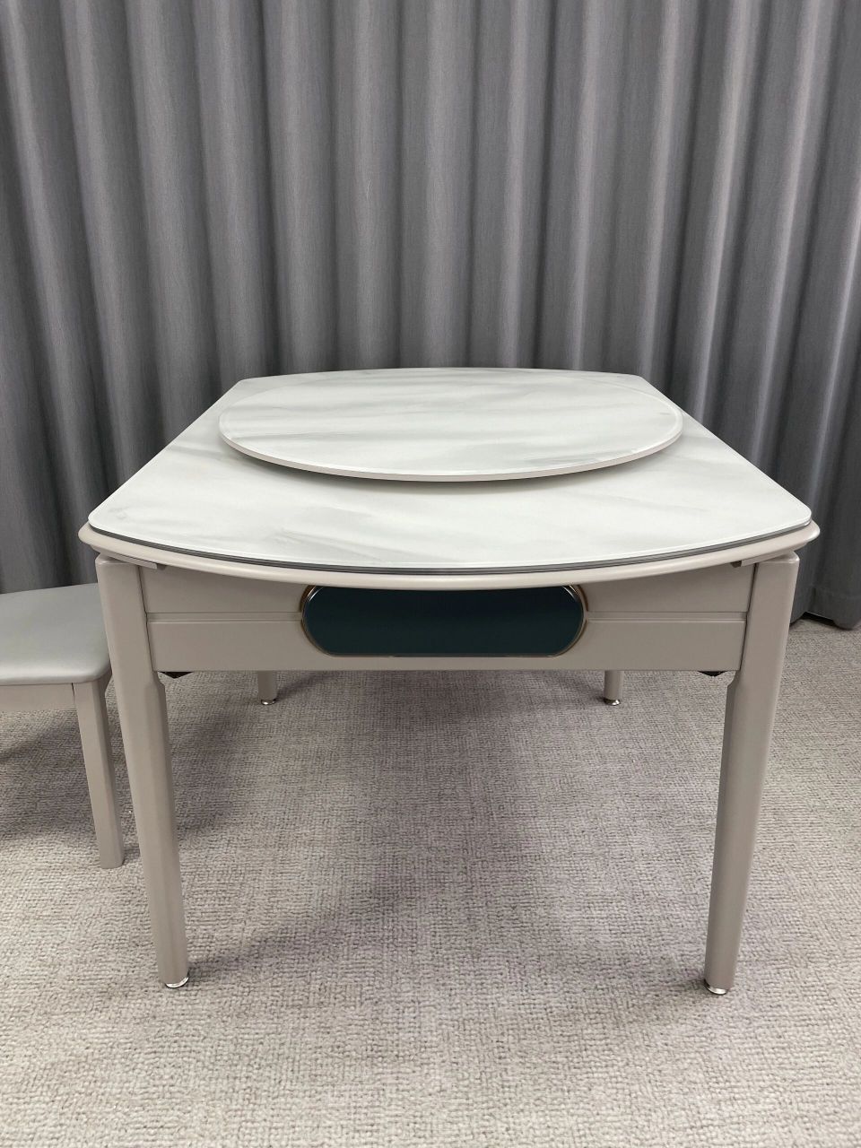 如喜方圆旋转折叠麻将机全自动家用多功能餐 麻将机可以切换圆桌和长