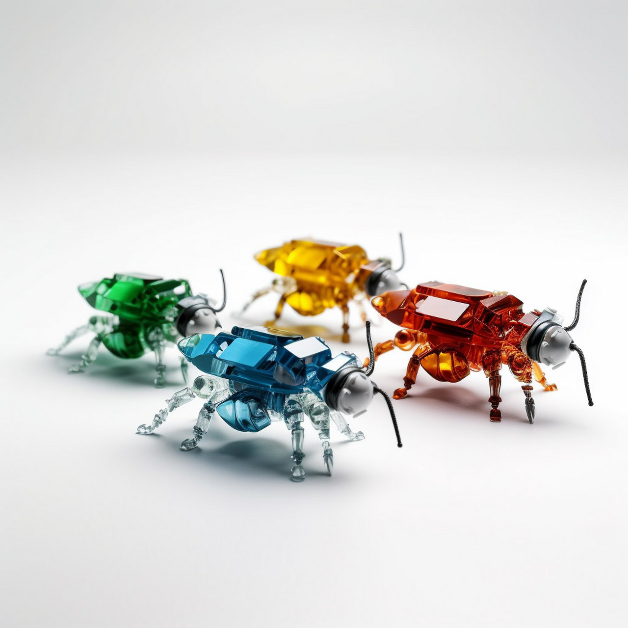 midjourney | 乐高昆虫系列 记得儿时,有位同学家里有很多乐高 那时候