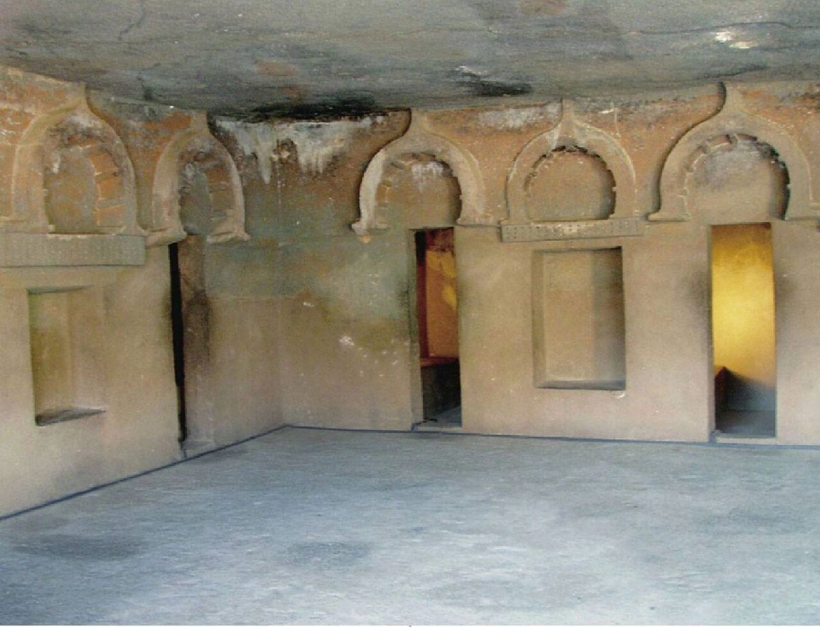 莫高窟|第268窟 毗诃罗窟 叠涩式藻井 莫高窟第268窟是一个多室组合的