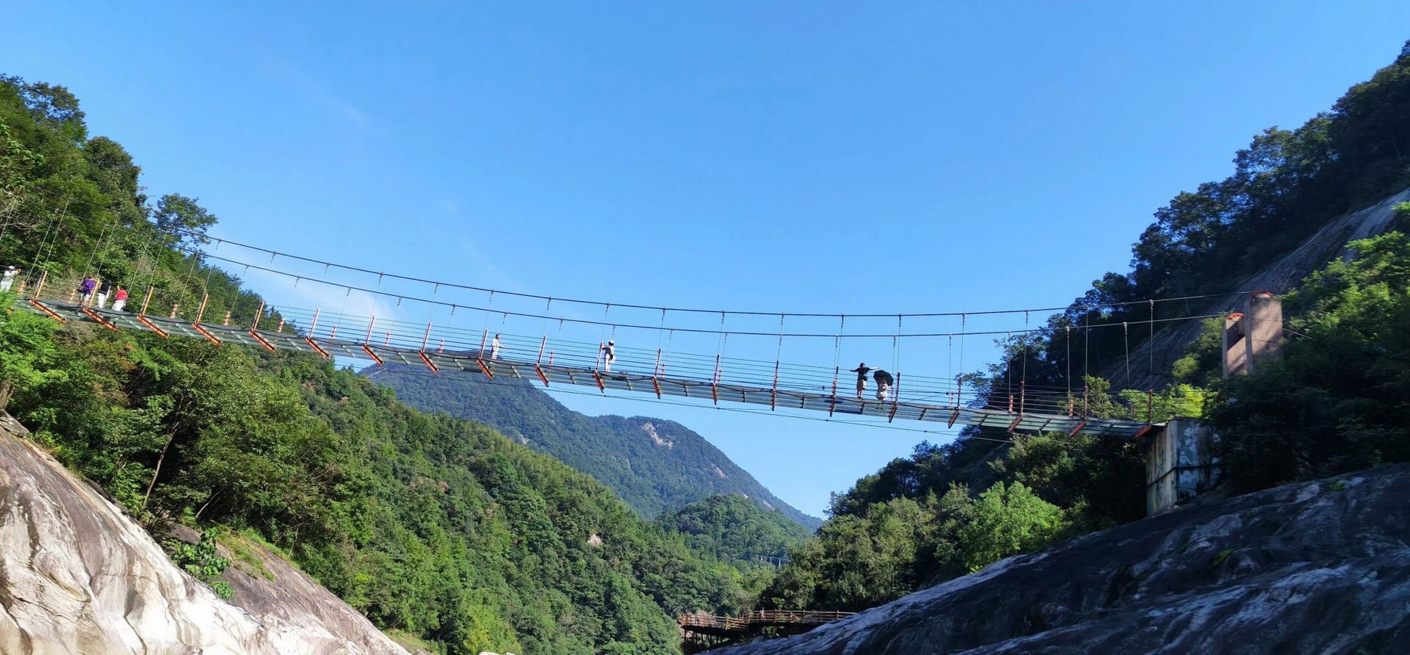 燕子河大峡谷略 一桥飞架,天堑无险.风光无限好山水有余闲