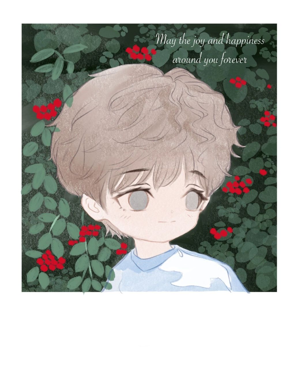 男生侧面漫画q版 饭绘成毅生贺头像      转载注明出处