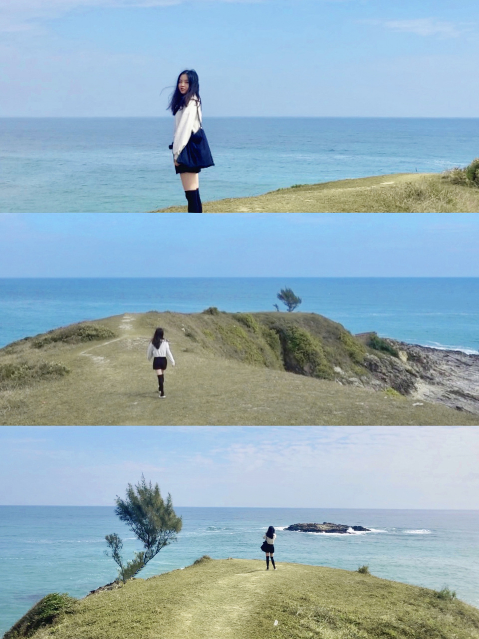 惠州|黑排角情人岛 海边新修了一条路,但还没通车,车可以停在路边