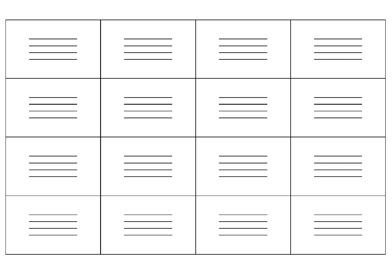 英语单词空白卡片a4纸打印
