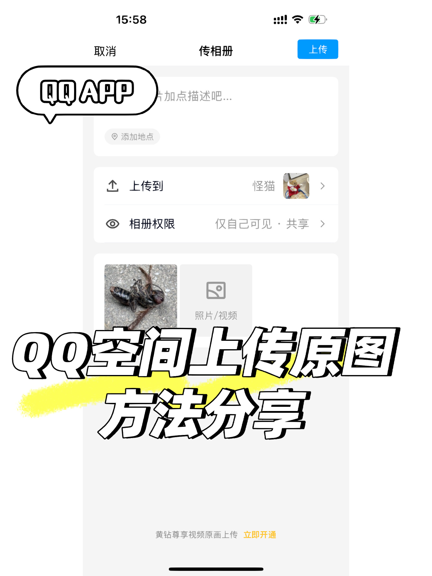 qq空间照片如何加空间地址吗=空间照片如何添加空间地址水印