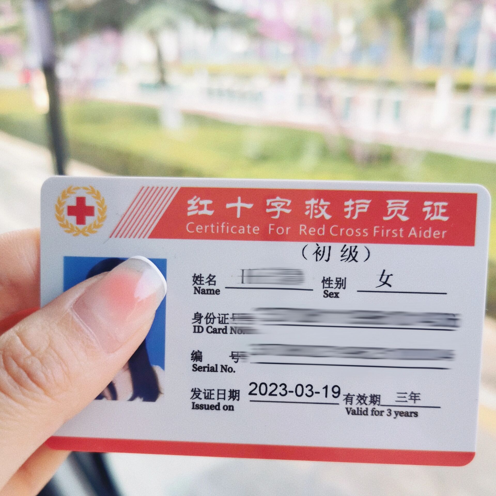 红十字救护员证--有用又希望别用到的证